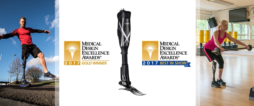 Intelligenteste Beinprothese der Welt wird mit „Best Medical Design“ geehrt